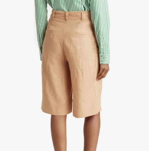 NWT NICHOLAS Delfina Short Linen In Twig - Picture 8 of 8